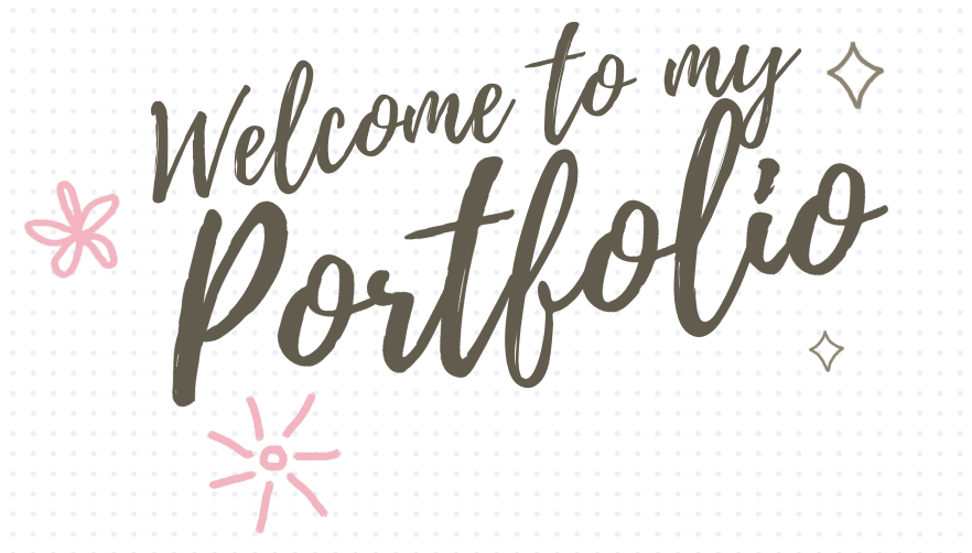 Welcome to my Portfolio